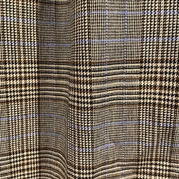 Madewell Slouchy Straight Pants in Yarn-Dyed Plaid in coper plaid - Picture 9 of 12